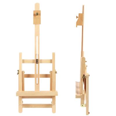 Chevalet d'Art de Bureau Chevalet de Table Pliable Support Chevalet Hauteur et Angle Réglables Petit Chevalet en Bois Chevalet de Bureau Mini Portable pour