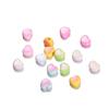 50/100pcs 6.5*8mm Acrylic Flat Love Heart Shape Loose Spacer Beads for Jewelry Making DIY Bracelet Necklace Accessories