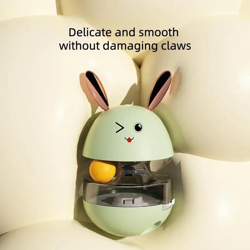 Tumbler Interaktives Katzenspielzeug Leckerli-Futterspender Spielzeug mit rollenden Bällen Lustiger Katzen-Slow-Feeder IQ-Trainingsball für Kätzchen