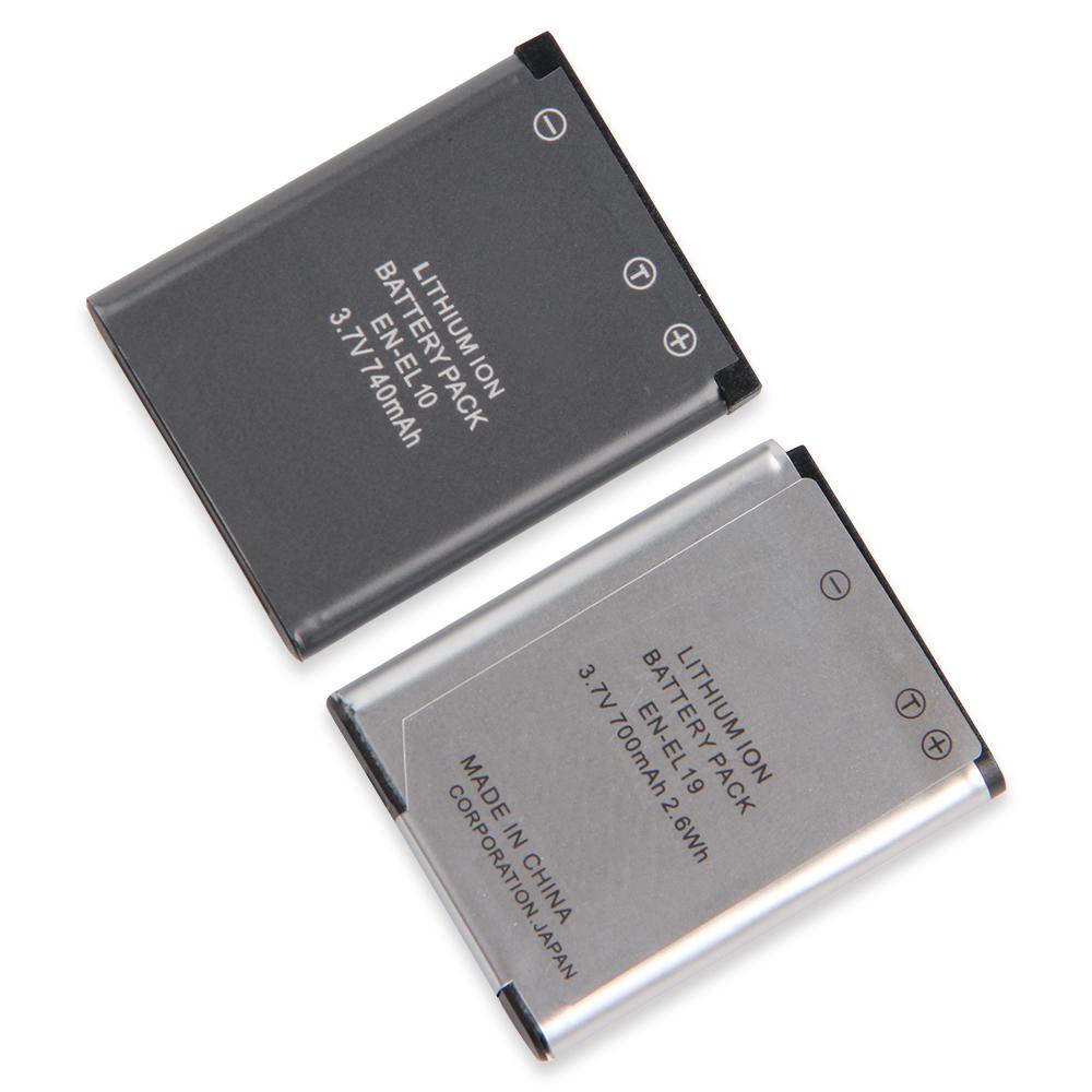 Rechargeable Lithium Battery For Nikon S200 S210 S220 S230 S570 S600 S800 S900 S7000 COOLPX S100 A100 S2550 S2750 EN-EL10 EN-EL19 Camera Battery