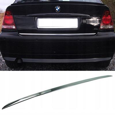 BMW 3 E46 Compact - Chrome Trunk Trim - Tailgate Accent - Premium Car Rear Detail - Shine Enhancer