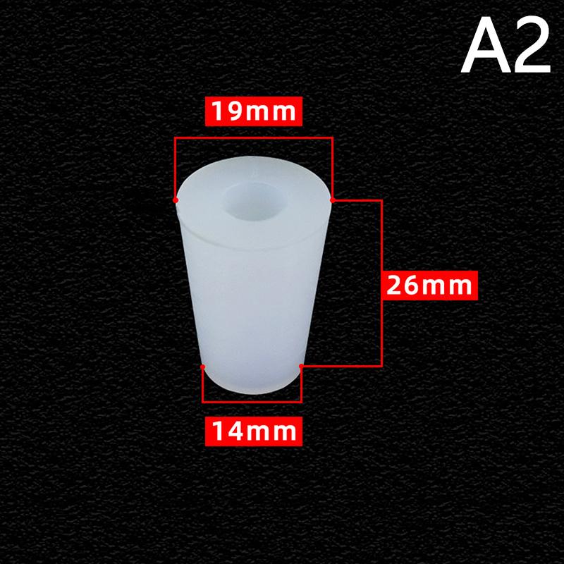 Dopuri Conice din Silicon de Calitate Alimentară pentru Vin de Casă cu Orificiu Unic pentru Valvă Airlock, Barbotor, Valvă de Evacuare Fermentare