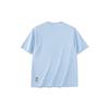 Anta X SmileyWorld Collaboration Life Series Logo Letter Smiley Round Neck Pullover Short Sleeve T-Shirt Unisex T-Shirts Cloud-Blue 152328146-4