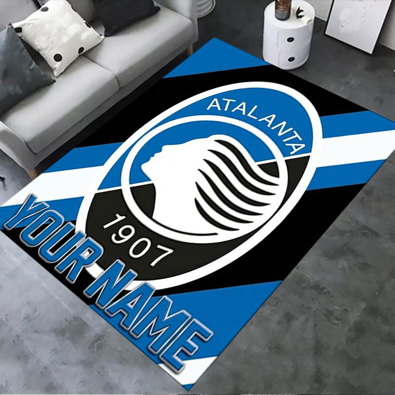 Custom Name Atalanta BC Carpet Rug for Living Room Bedroom Home Sofa Decoration,Kids play Non-slip Floor Mat