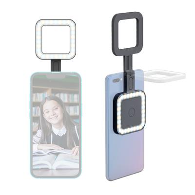 Magnetisches LED-Fülllicht für Telefon-Selfie-Licht, LED-Videolicht, 2500 K-9000 K, dimmbar, eingebaut