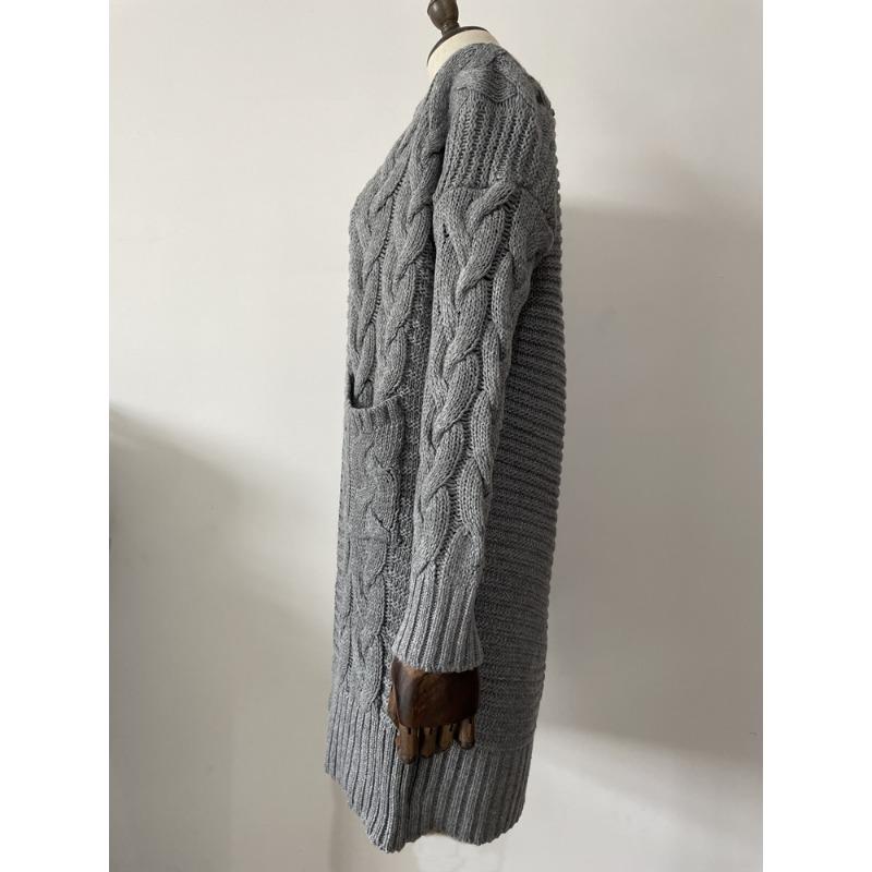 Knit Sweater,Cardigan Long Cardigan Sweater Twist Knit Sweater Women