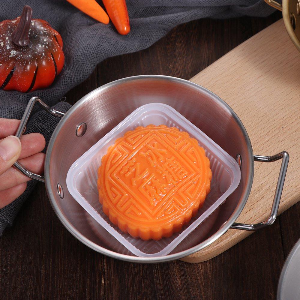 Korean 1PC Household Double Ear Kitchen Tableware Snacks Plate Rice Wine Bowls Cuisine Bowl Food Container