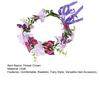 Butterfly Flower Crown Brides Bridesmaids Bohemian Flower Crown Fairy Style Hair Wreath Floral Headband for Wedding Flower Girls