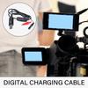 USB 5V Male to Clip Test Cable Power Supply Adapter Cord Wire with Switching Button for Electrical Testing