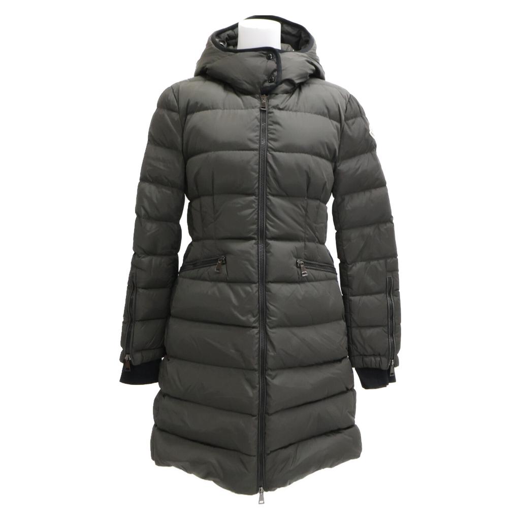 MONCLER BETULONG Hoodie Down coat 1 khakiUsed