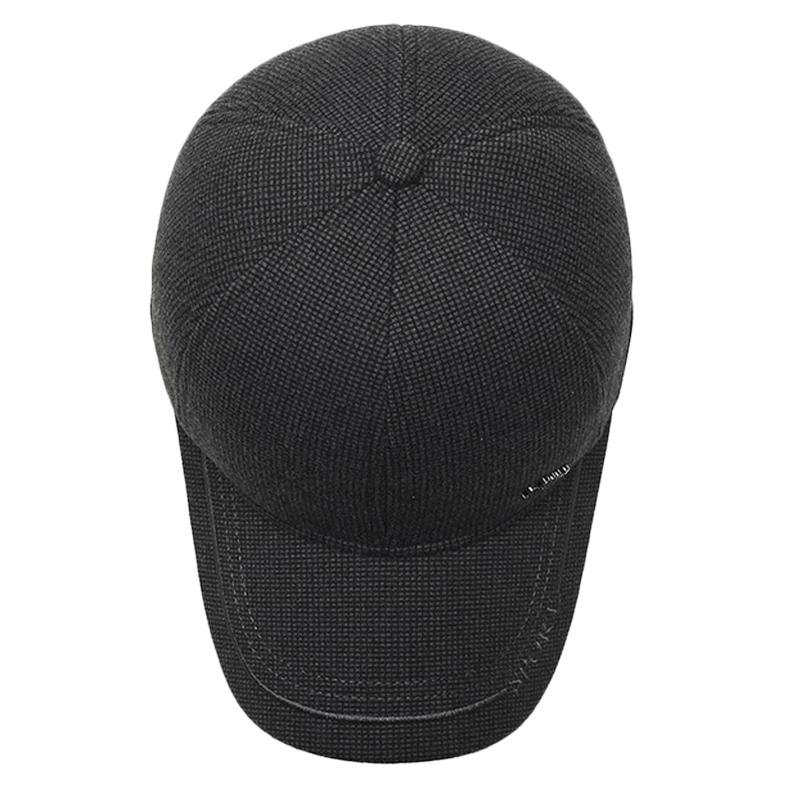 Winter Men's Velvet Thick Baseball Cap For Middle-aged And Elderly Outdoor Ear Protection Cap Warm Cotton Cap