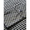 GXG Men's Black and White Plaid Pocket Long-Sleeve Casual Shirt