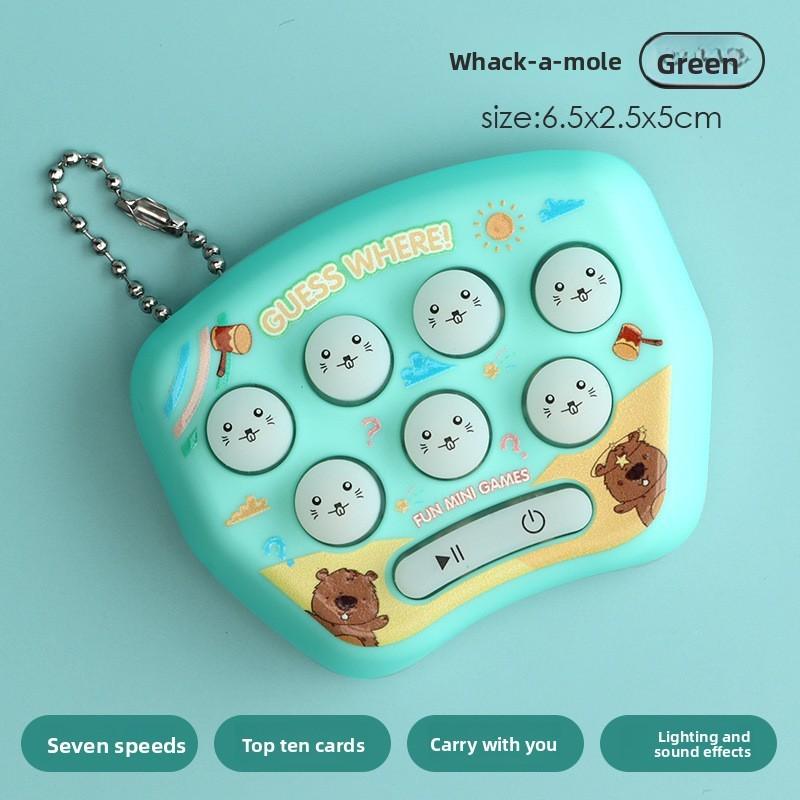 Mini Jogo Whack-a-Mole Chaveiro Com Efeitos Sonoros Para Crianças E Alívio do Estresse