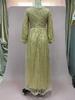 2025 Luxurious Gold Beaded Evening Gown - Sexy Socialite Queen
