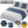 1Set European Style Bedding Luxury 50cm Bed Runner Throw Home Hotel Decoration BedFlag Wedding Bedroom Bed Tail Towel Pillowcase