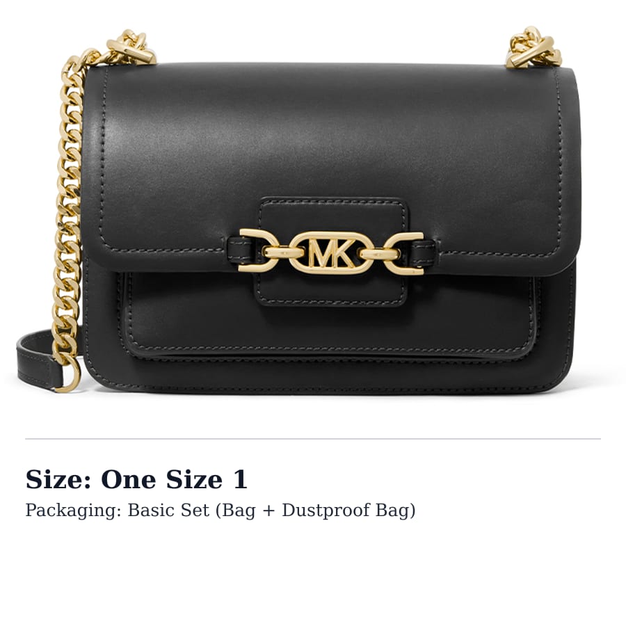 MICHAEL KORS Heather Leather Crossbody Bag