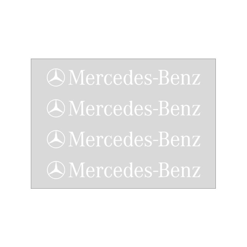 4Pcs Car Door Handle Stickers Tire Rear View Mirror Decals For Mercedes-Benz AMG C500 C200 C300 A B C E GLA CLA GLK GL ML GLE W204 W205 W211 W212 W213