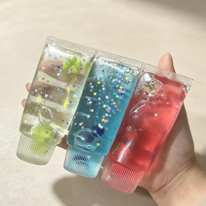 Süße Frucht-Maltose-Zahnpasta Squishy Fidget Sensorisches Spielzeug Mit Glitzer Gefüllt Weich Ungiftig Langsam Aufgehend Anti-Angst Linderung Entspannungsspielzeug