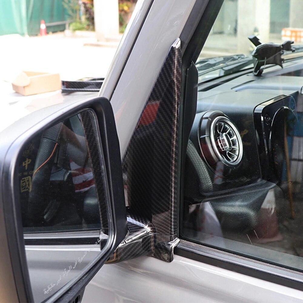 Car Reversing Mirror Base Decoration Cover Stickers for Suzuki Jimny JB64 JB74    2022 2023 Exterior Accessories