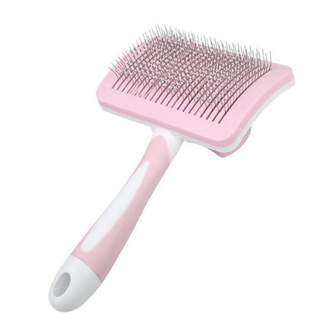 Pet Hair Shedding Comb Dog Cat Brush Grooming Long Hair Indoor Cats Brush Hair Remover Cleaning Beauty Slicker Pet Supplies