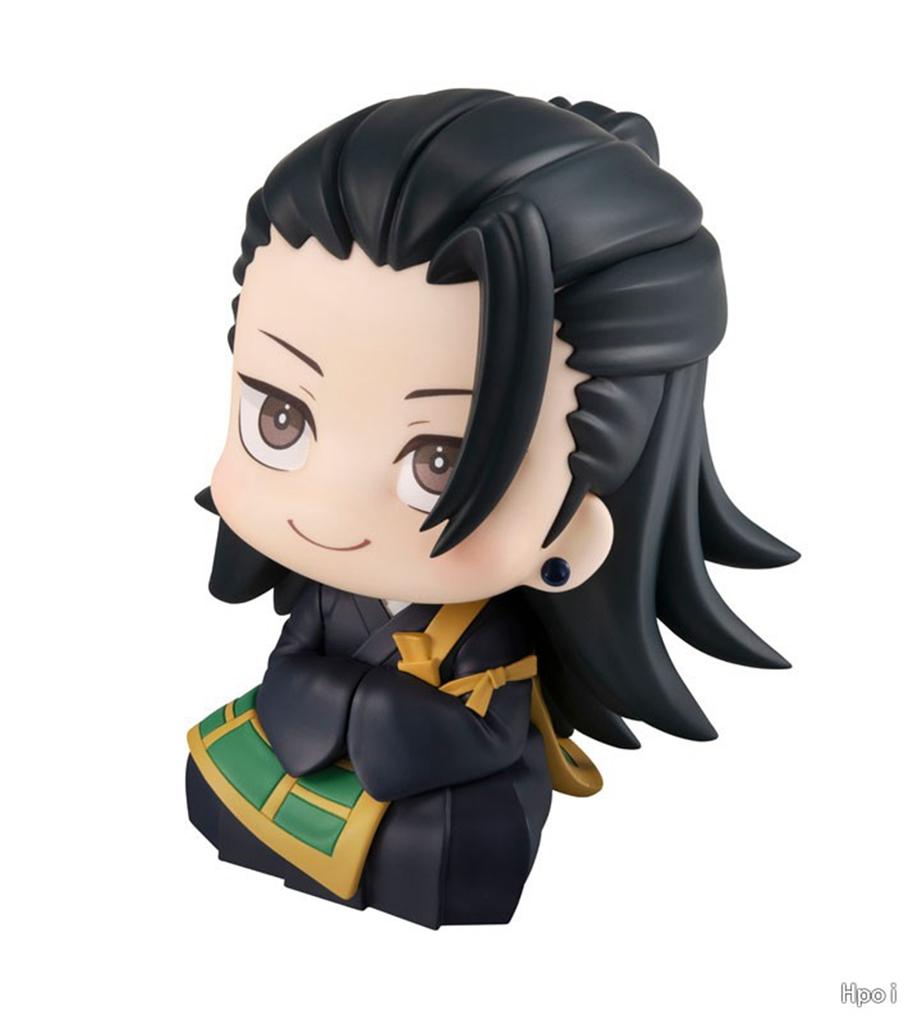 10CM Anime Jujutsu Kaisen Geto Suguru High School Satoru Gojo Hochschauend Sitzend Niedlich Q Version Modell Spielzeug Hohe Qualität Geschenk Actionfigur