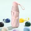 Mini Foldable umbrella UV protection Mini Sun Umbrella dual use portable box to store sunshade umbrella Mini umbrella zwq