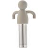 Stainless Steel & Silicone Human-Shaped Tea Infuser - Mesh Hanging Cup Style Tea Strainer & Dregs Separator