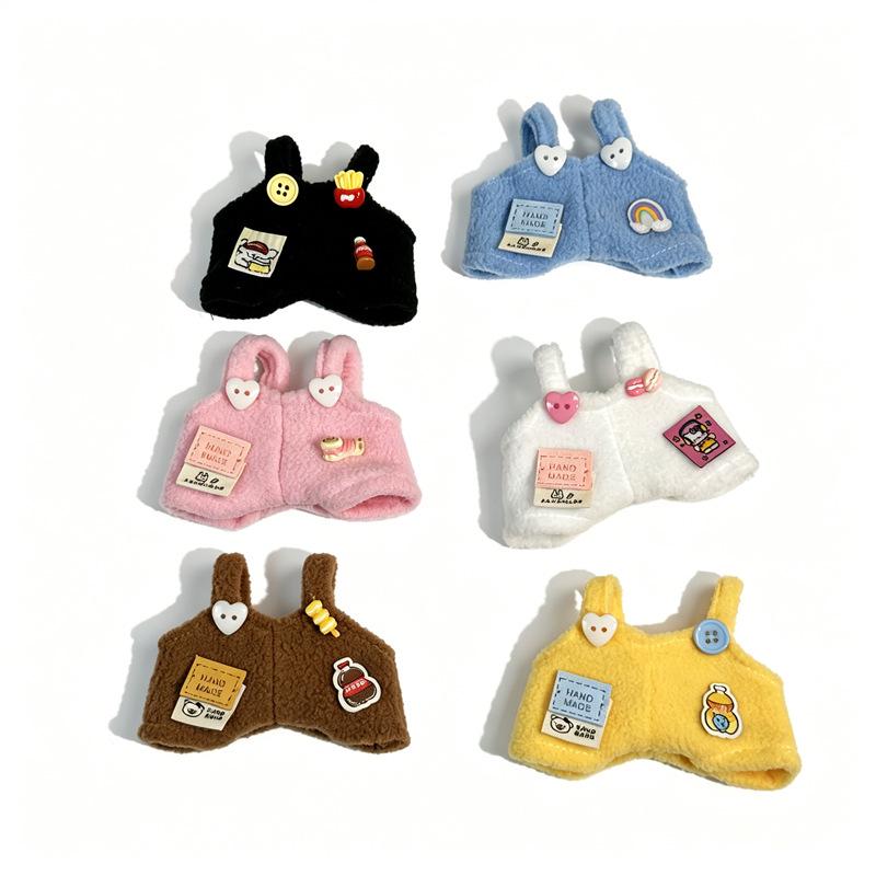 Cotton Overalls DIY Doll Clothes for Dress-up Figures and BJD Dolls
