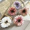 Yousheng Artificial Gerbera Flower Real Touch Fake Silk Flower with Long Stem for Holiday Floral Arrangements Bridal Bouquet Home Wedding Party Decor