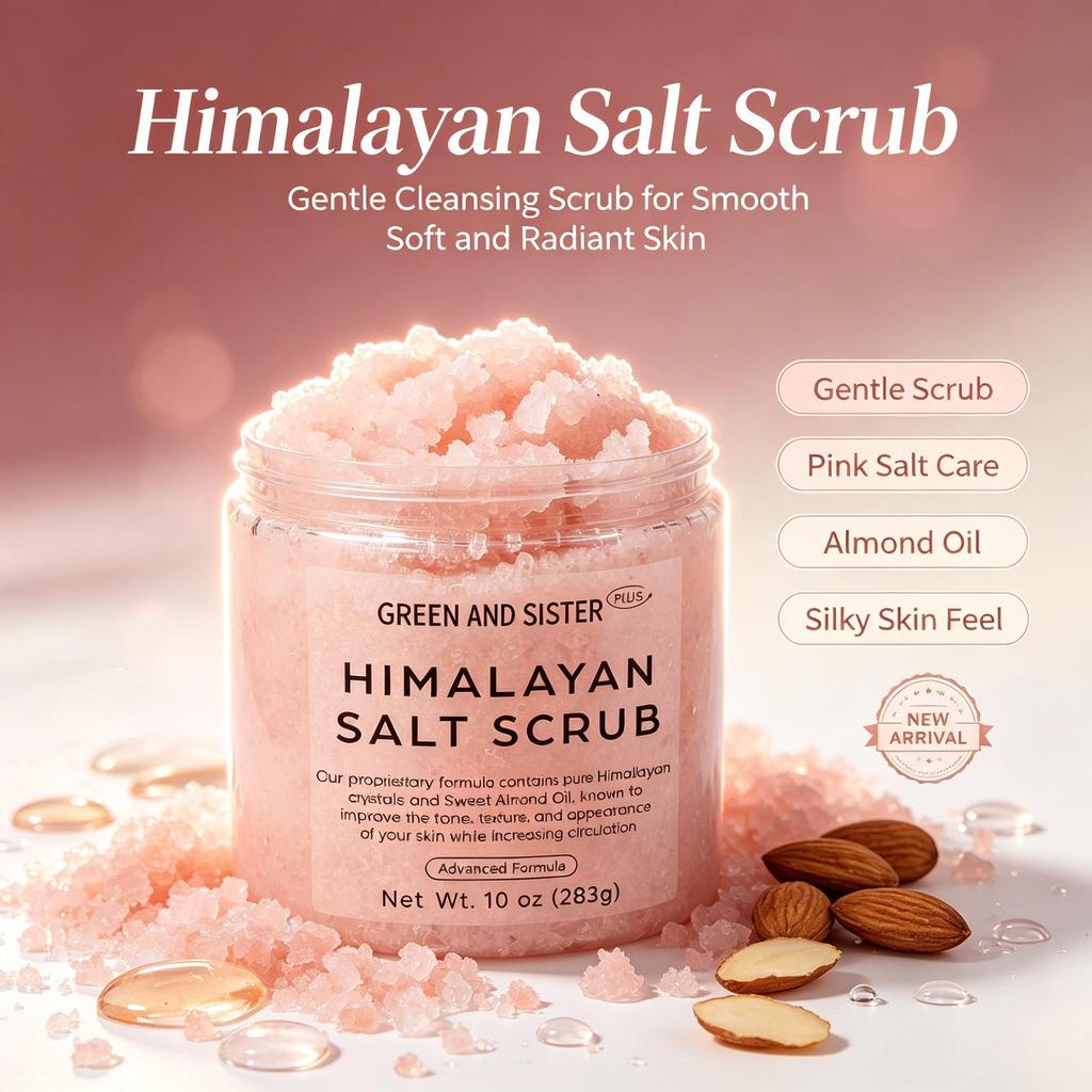 Himalayan Salt Body Scrub - Popular Cross-Border Cosmetic In Southeast Asia