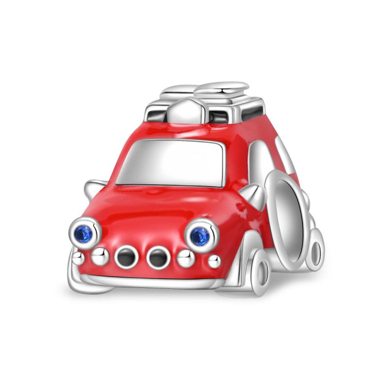 Charms Beads Copper Pink Perfume Bottle Letter Luminous Firefly Tarot Card Beads Fit Diy Bracelets Jewelry