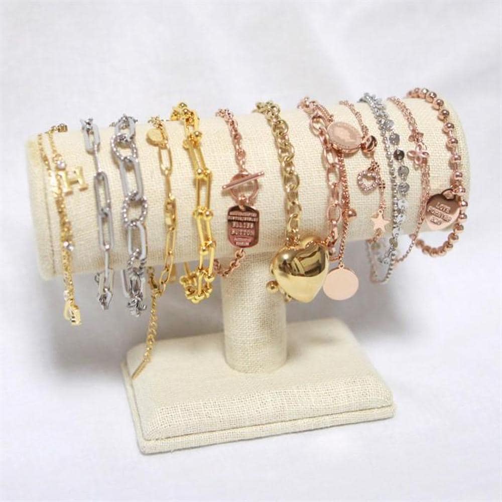 Best Collection of Uniform Price Surgical Steel 14K Gold Plated Women's Bracelets (S6317604)