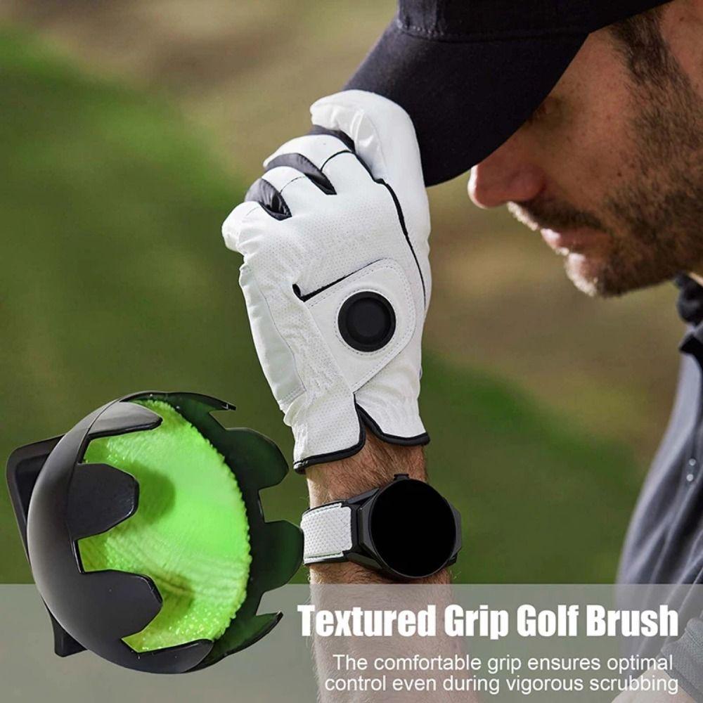 Attaches To Belt Portable Golf Ball Washer Lightweight Golf Ball Cleaning Tool  Practicing