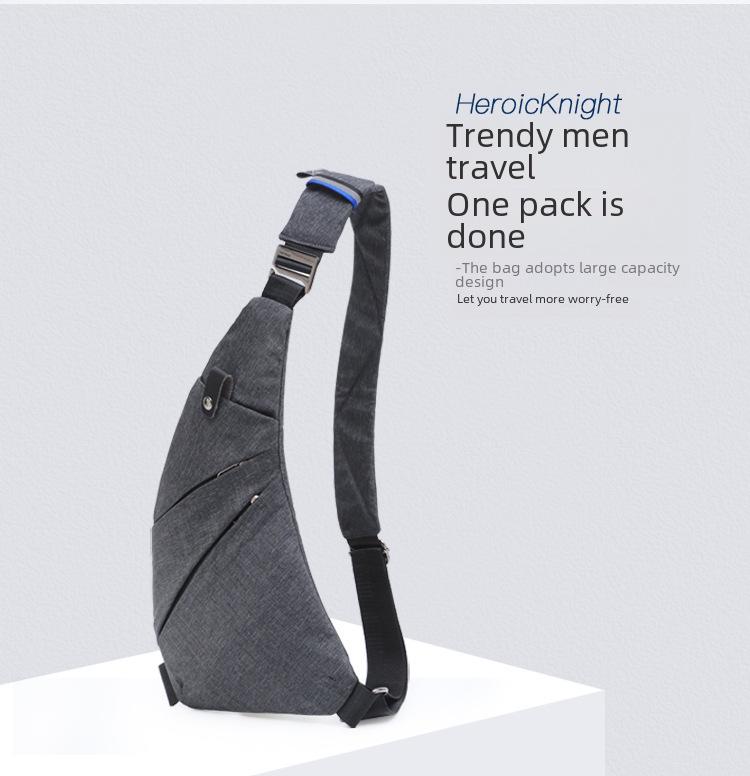 Multifunktions-Schulter- und Messenger-Tasche mit Diebstahlschutz für Herren