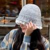 Women's Sweater Bucket Lace Cozy Beanie