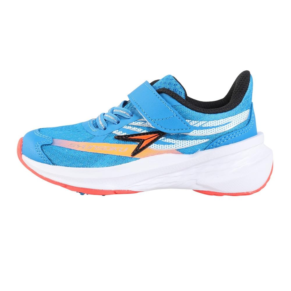 Shunsoku Athletic Thick SJJ Cm Sneakers, Shoes, Kids, Boys, Children's Shoes, Sole, Lightweight, 16-25cm, 2.5E, 1710, Blue, 19.5