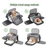 Large Portable Pet Backpack - Breathable, Airline-Friendly for Cats and Dogs