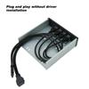 High Speed 20Pin 4 Port USB 3.0 Hub Optical Disk Driver Front Panel