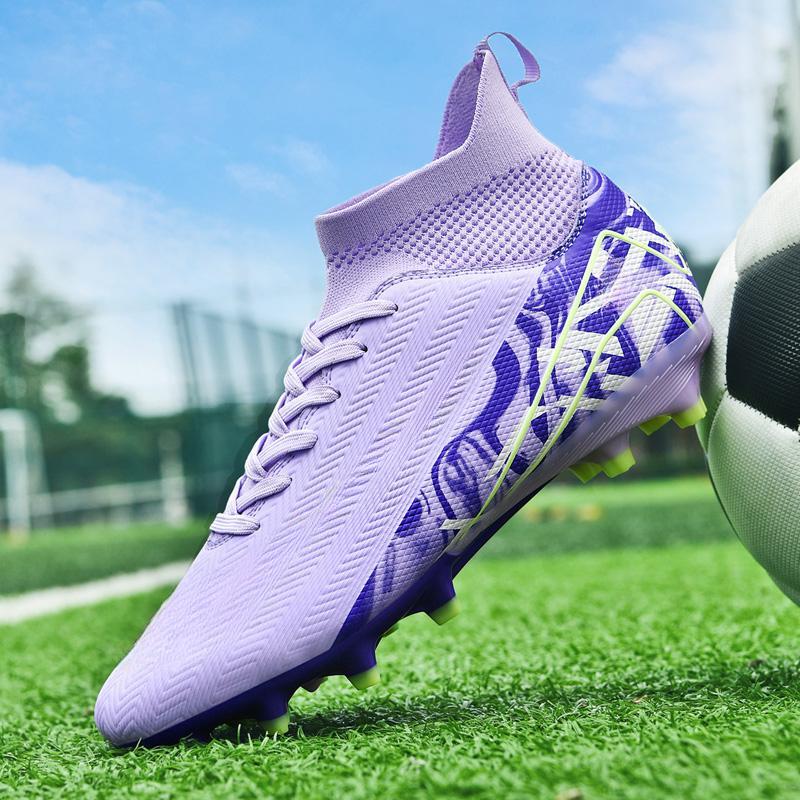 33-45 Herren Langnagel High Top Fußballschuhe Trainingsschuhe Kinderfußballschuhe