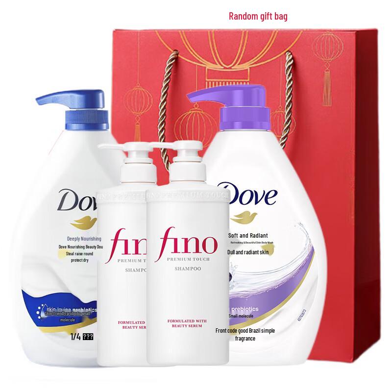 

Fen Nong Moisturizing Shampoo & Dove Body Wash Set