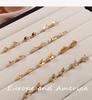 INS Style 18K Gold-Plated French Zirconia Earrings: Butterfly & Rabbit Design for Women - Lightweight, Colorfast, High-End Feel