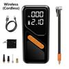 New Wireless Dual Display Cordless Air Pump with Type C Charging for Motorcycle Car Bicycle Tire Inflator Portable Electric Pump
