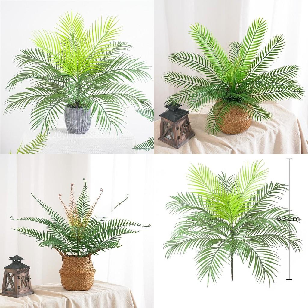 Fake Dypsis Lutescens Plant Decor With Plastic Leaves For Wedding And Event Decoration