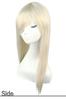 Wig Cosplay Full Wig Long Wig Straight Blonde Natural Smooth Heat Resistant Wig with Net [Fujitatsu] Semi-Long LML60-T0809