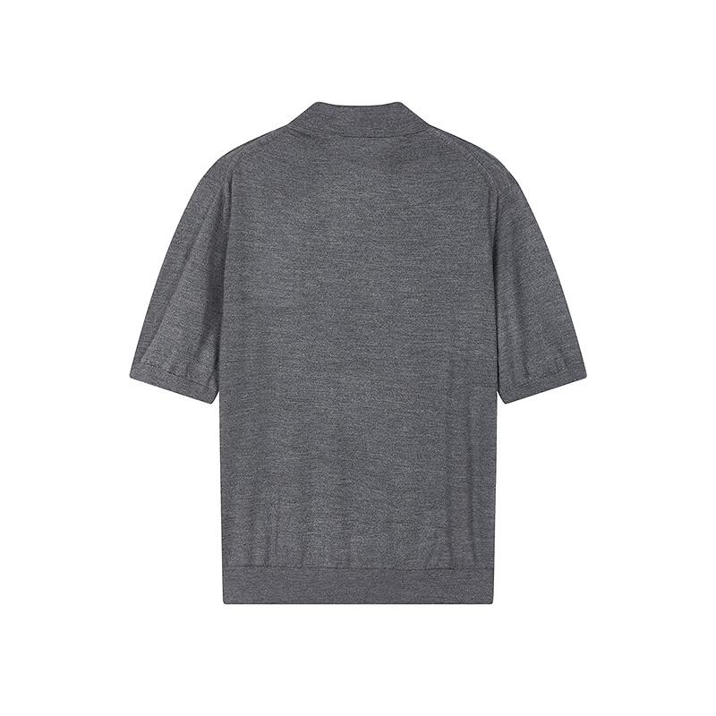 Women's Mulberry Silk Blend Short Sleeve Knit Polo