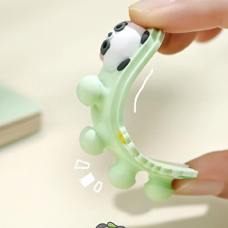 Silicone Cable Organizers Adhesive Cable Clip Featuring A Fun Panda Design Wire Holders Fixer For Tidy Workspaces