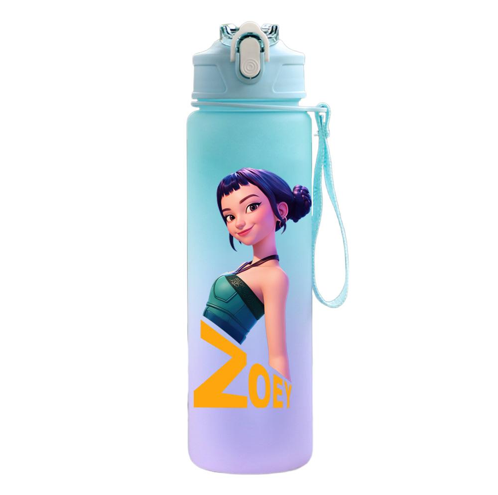 750ml Wasserflasche K-Pop Demon Hunters Bedruckt Große Kapazität Trinkbecher Tragbar Outdoor Sport Wasserbecher Kinder Kinder Geschenk