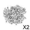 2x 100Pcs Gaming for Board Game Classroom White
