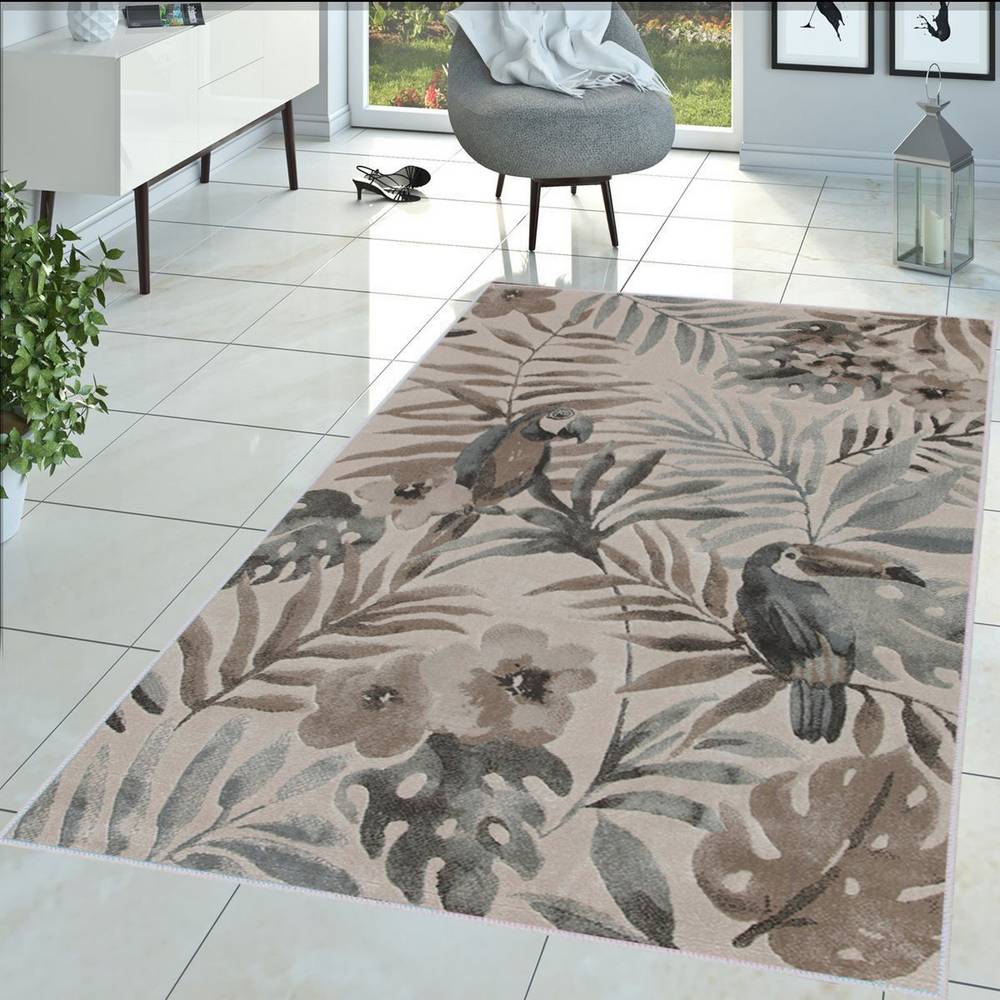 

Eliana Home Моющийся ковер с принтом LNA1472 50x80 бежевый