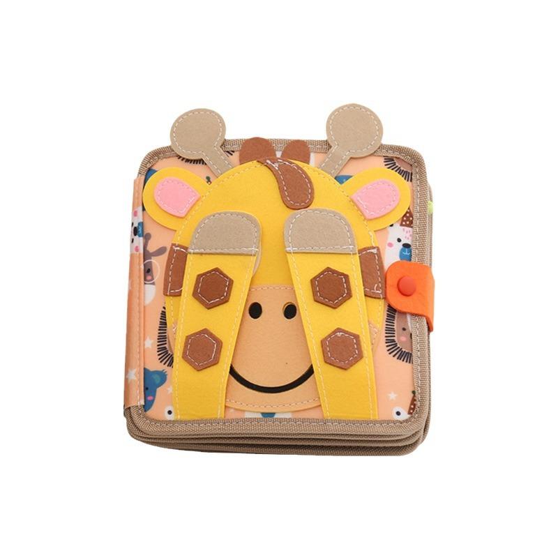 Wczesna Edukacja Kreskówkowa Książeczka z Filcu Montessori Dziecko Dzieci Cicha Książeczka Rozwój Inteligencji Tęczowa Książeczka 3D Trójwymiarowa